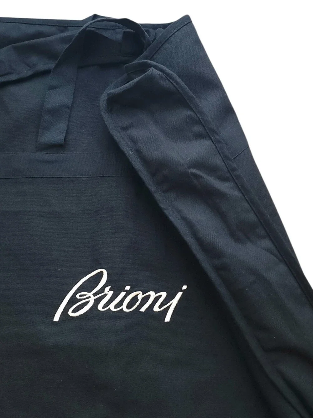 Brioni Garment Bag Black Fabric Folding Travel Suit Storage 42